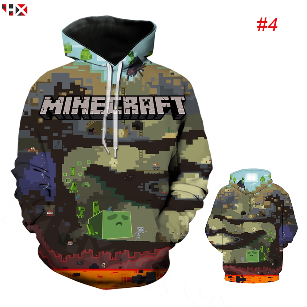 CLOOCL Game Minecraft 3D Printed Hoodie