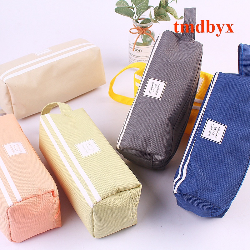 Hộp Đựng Bút Hai Tầng Sức Chứa Lớn Đa Năng Cho Học Sinh Ốp