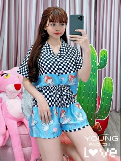 Bộ ngủ lụa satin cao cấp