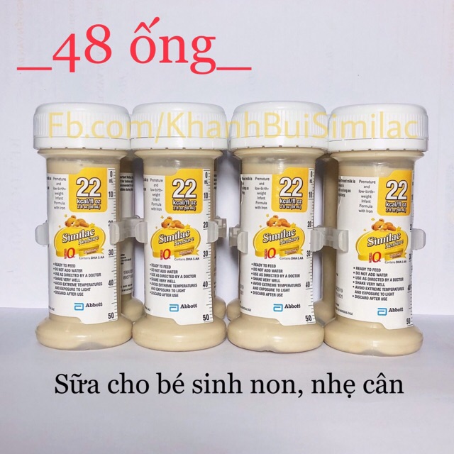 [48 ống] Sữa Similac Neosure nước 22 kcal/ml 59ml