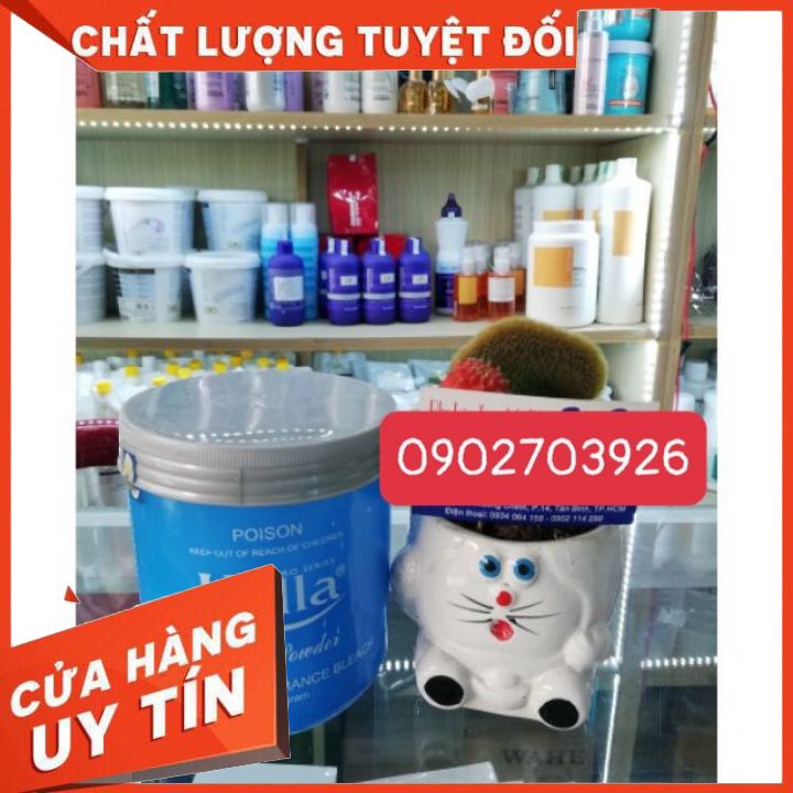 BỘT TẨY TÓC XANH KELLA GIÚP TÓC BẠN NHỘM SÁNG ĐẸP 500ml-nâng tông chuẩn-ít rat da đầu-sản phẩm dành cho salon tóc