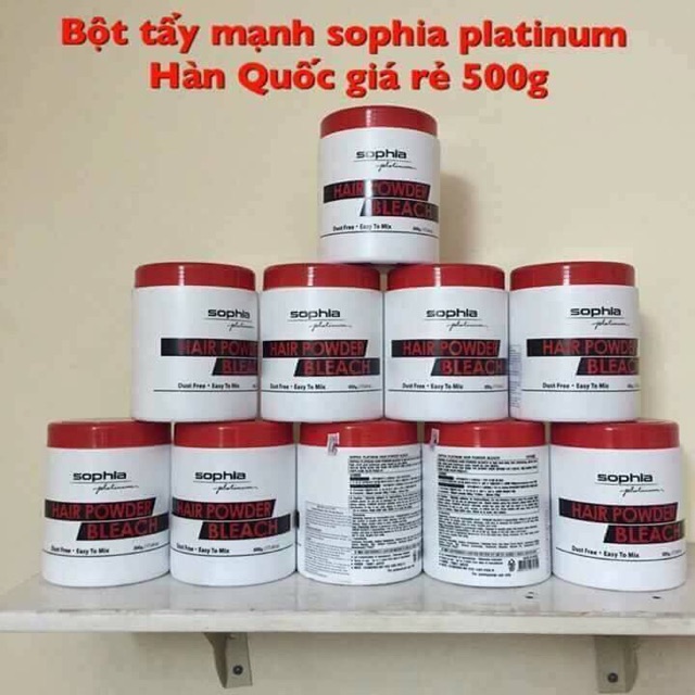 Bột tẩy rửa màu tóc ( Sophia platium hải powder pleach) Hàn Quốc 500
