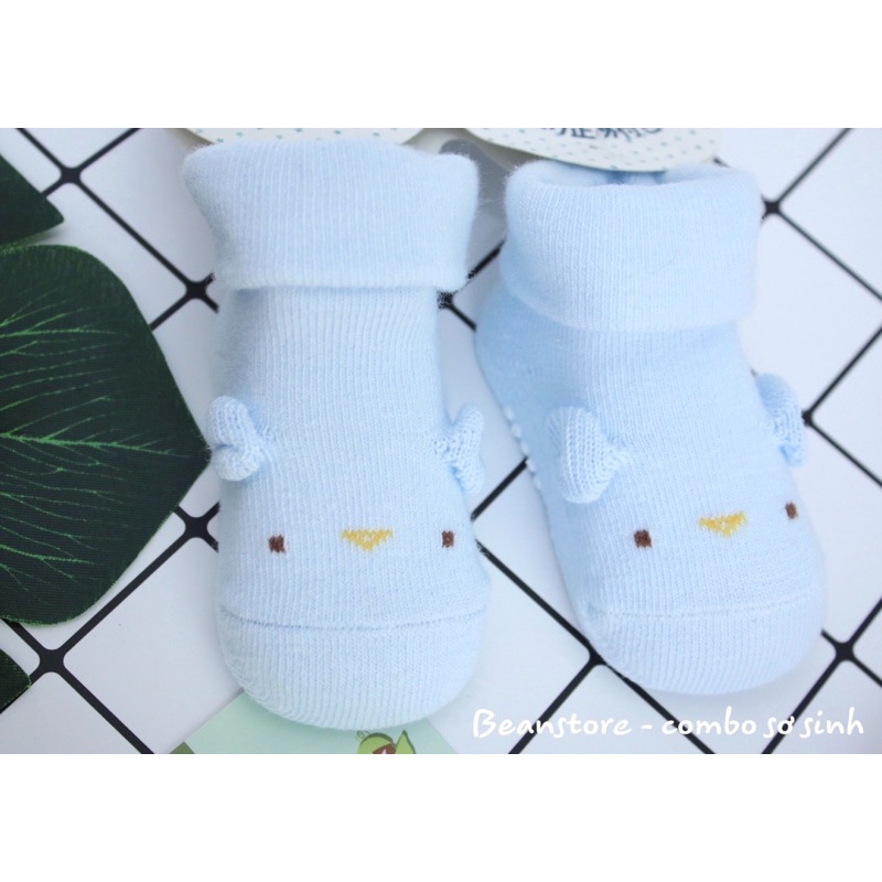 Tất - vớ hình gà + vịt cho bé sơ sinh 0-6m