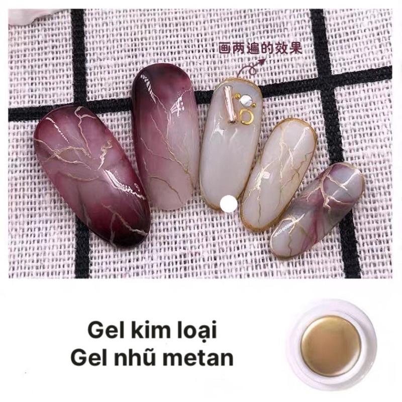 Gel kim loại, gel nhũ metan mịn