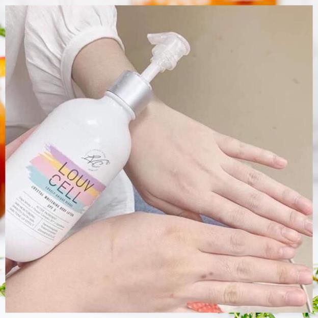 Kem dưỡng Louvell Cell Crystal Whitening Body Lotion trắng da mềm mịn tái tạo da lọ 250ml | BigBuy360 - bigbuy360.vn