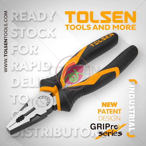 Kìm Răng Công Nghiệp 6 in 6&quot; ( 160mm ) Tolsen 10015