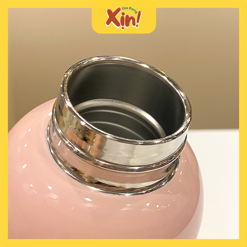 Bình nước giữ nhiệt inox 304, cốc giữ nhiệt mini dễ thương 230ml