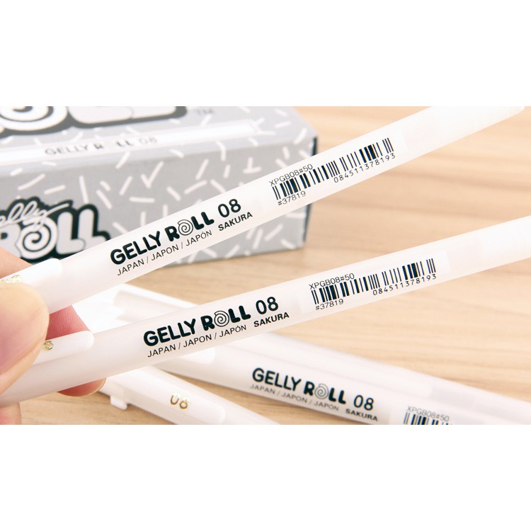 Bút Sakura Gelly Roll White màu trắng