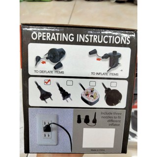 Bơm điện mini 2 chiều bơm phao bể bơi