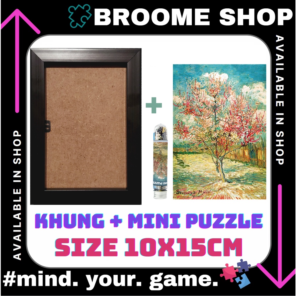 Mini Puzzle Van Gogh 150pcs Bộ tranh xếp hình 150 miếng tranh xếp hình mini 150 mảnh Trang trí bàn học bàn làm việc