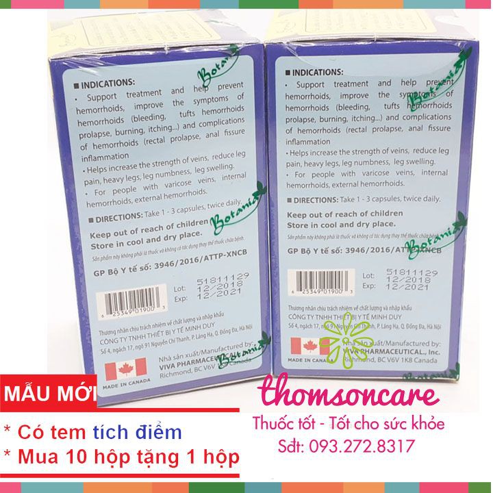 Boni Vein - Hỗ trợ giảm suy giãn tĩnh mạch - Mua 6 tặng 1 bằng tem tích điểm Bonivein | BigBuy360 - bigbuy360.vn
