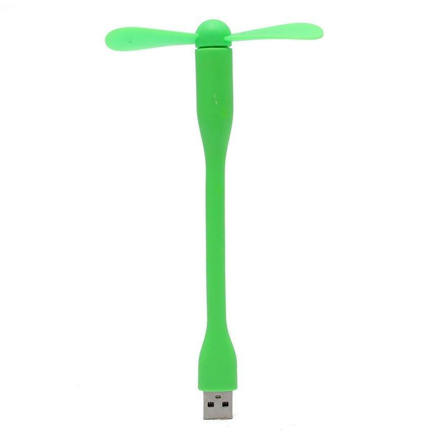 Quạt USB mini cánh rời / USB Fan (Xanh) + Tặng cáp sạc bọc dù đầu Sam.sung siêu bền