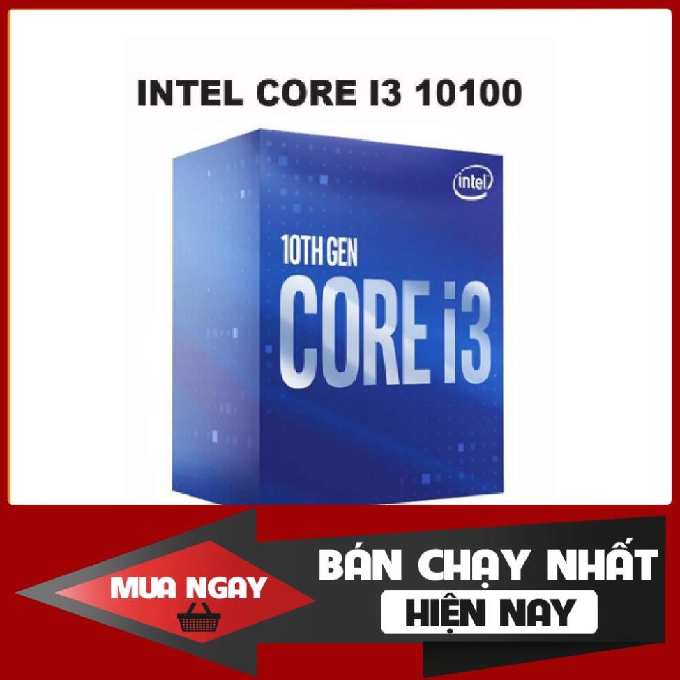 CPU Intel Core i3-10100F Processor (6M Cache, up to 4.30 GHz) full box (CHÍNH HÃNG)