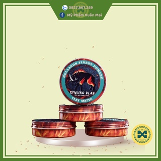 Sáp Vuốt Tóc Clay matte Lợn rừng Styling plan giữ nếp tạo kiểu 100g