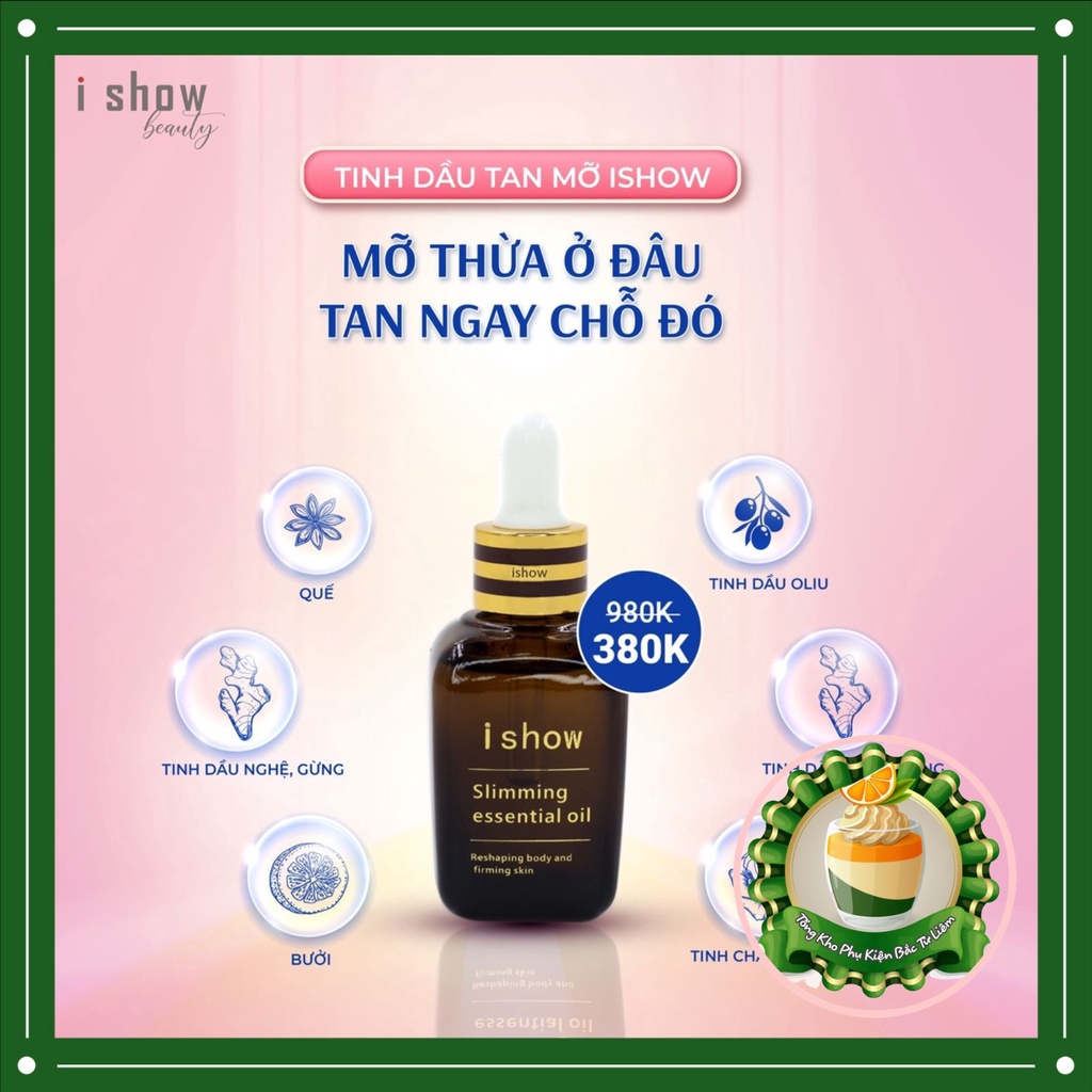 Dầu massage, Tinh dầu tan mỡ bụng hỗ trợ giảm cân không gây nóng rát