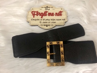 MS349. Thắt lưng bản 6cm. Mặt chữ nhật