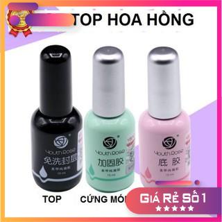 Base liên kết - Top bóng - Cứng Móng Hoa Hồng