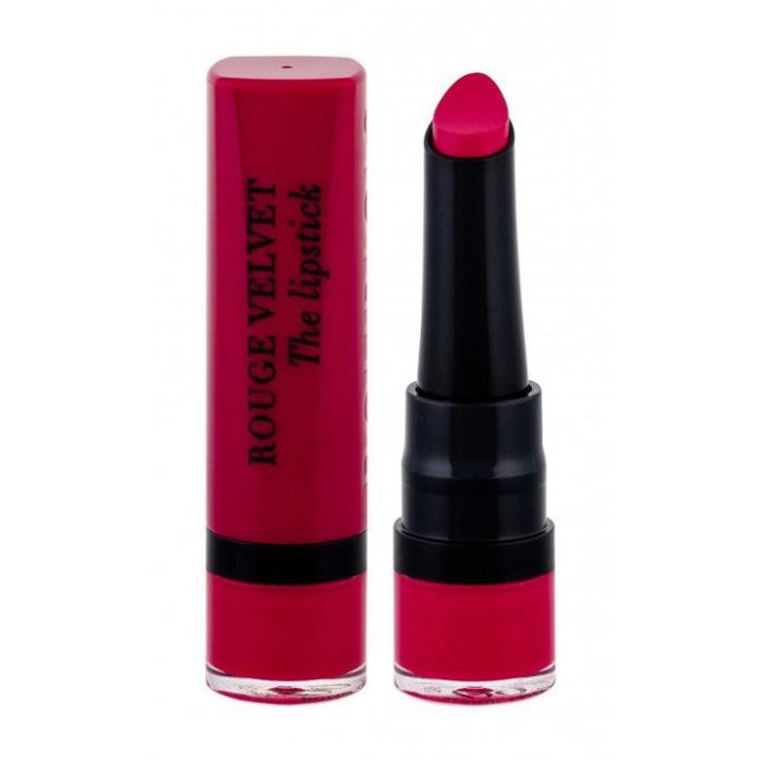 Son Bourjois Rouge Velvet The Lipstick 09 – Fuchsia Botte Màu hồng cánh sen