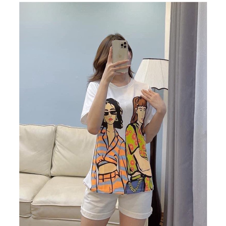 Zara Áo Thun In Họa Tiết Thời Trang Mùa Hè Cho Nữ 1131321