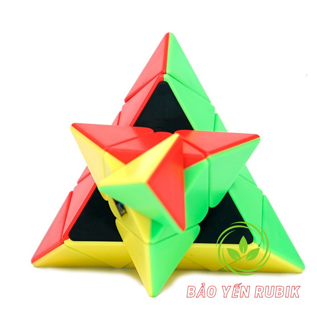 Rubik Pyraminx Stickerless MoYu MeiLong MFJS Rubik Tam Giác ( Mã RB31 )