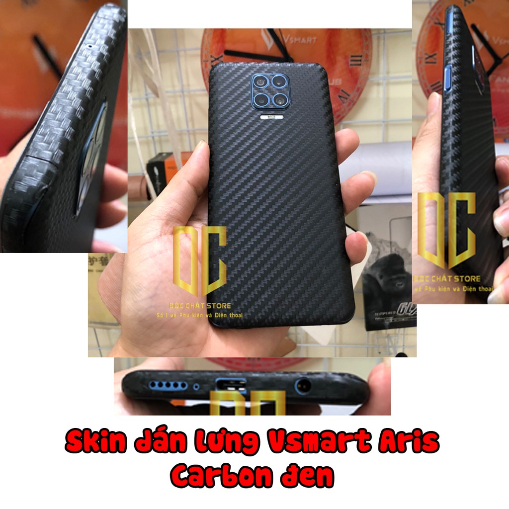Miếng Dán Lưng Carbon Vsmart Aris