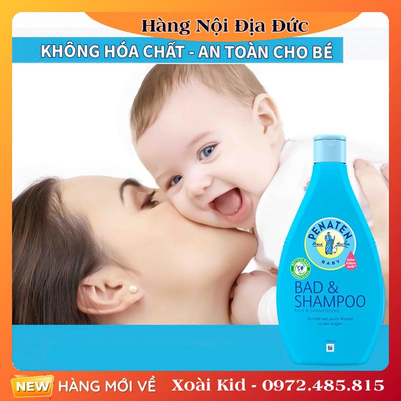 Sữa tắm gội cho bé sơ sinh Penaten Đức 400ml Mẫu mới [Nội địa Đức Đủ Bill]