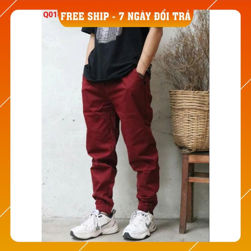 Quần Dài Khóa Zip ⚡️ Giá Sập Sàn ⚡️ Quân Jogger Kaki Nam Thể Thao Ống Bó mới nhất