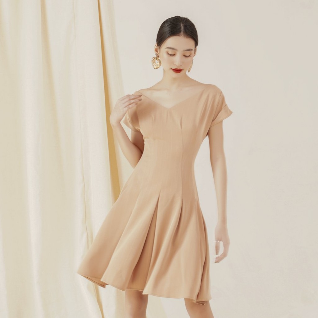 OLV - Đầm kem Peach Sorbet