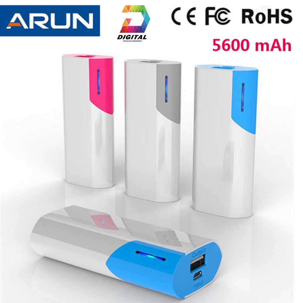 Pin Dự Phòng Arun 5600mAh Version 2 Chính Hãng