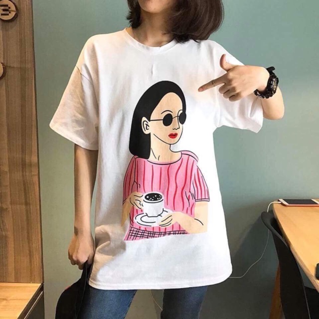 ÁO THUN NỮ COTTON OVERSIZE