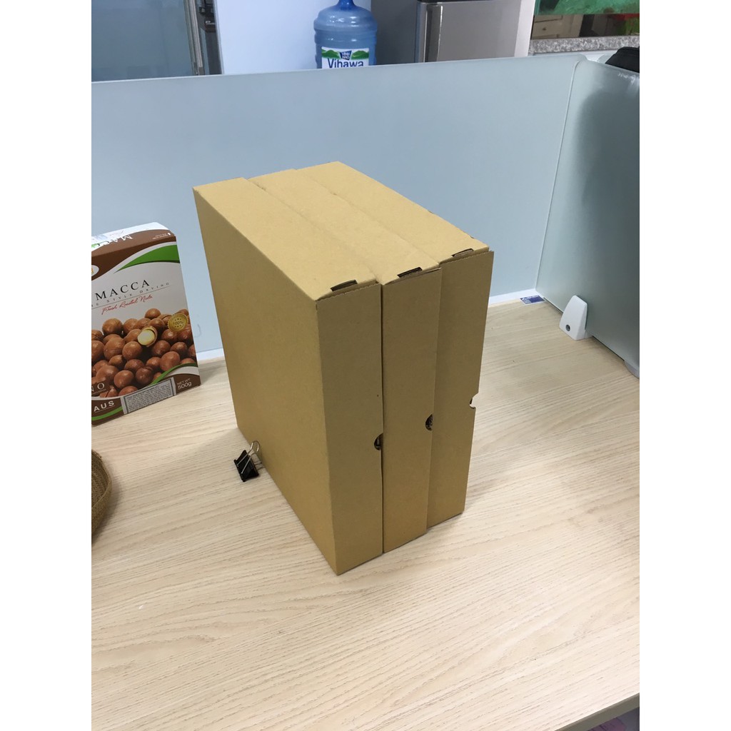 Thùng carton nắp gập size 30x25x5cm bộ 20 hộp carton