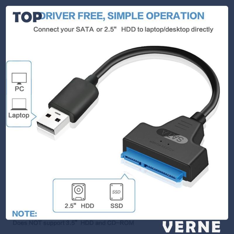Cáp Chuyển Đổi Ổ Cứng Cho Máy Tính  Laptop Tốc Độ Cao, Sata 2.5 to USB, Type-C