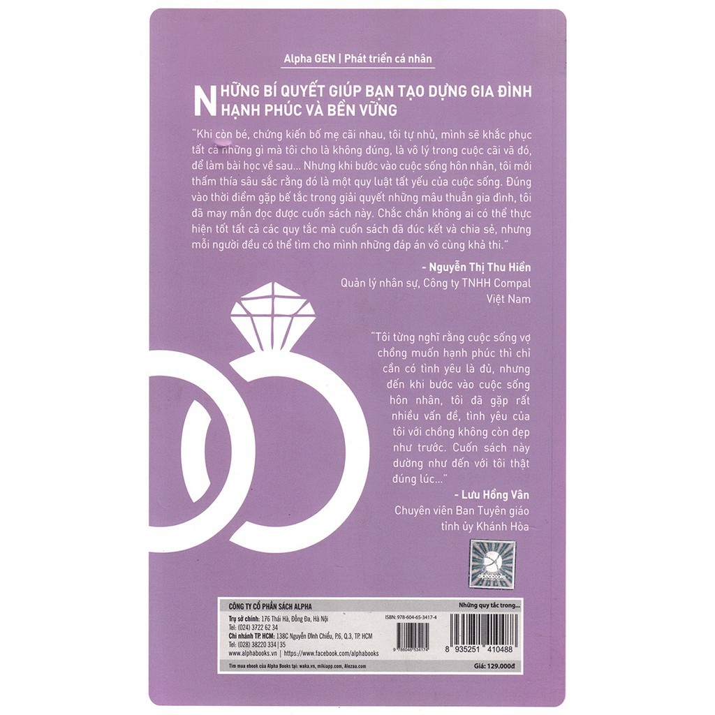 Sách - Những quy tắc trong đời sống vợ chồng  [AlphaBooks] | BigBuy360 - bigbuy360.vn