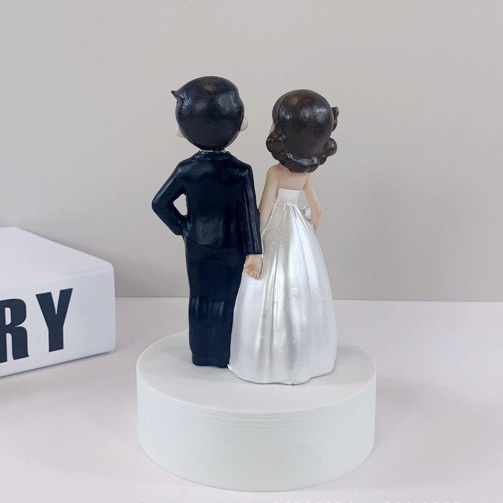 Mô Hình Cô Dâu Chú Rể Marry Bằng Resin Thời Trang Để Bàn Trang Trí Nhà Cửa / Văn Phòng