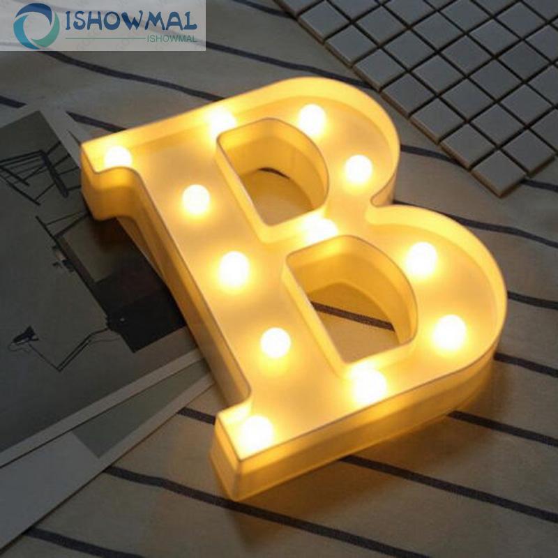 Đèn LED hình bảng chữ cái