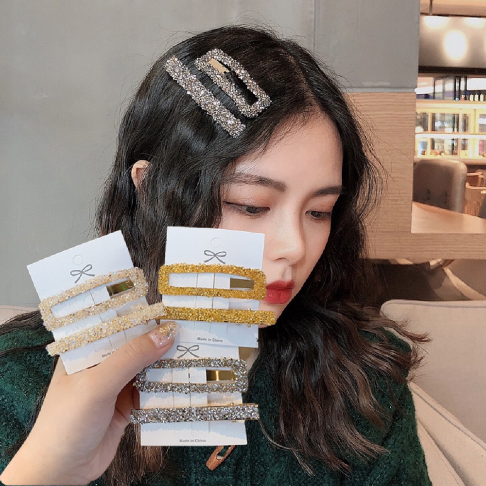 Kẹp Tóc Lấp Lánh Thời Trang Cho Nữ