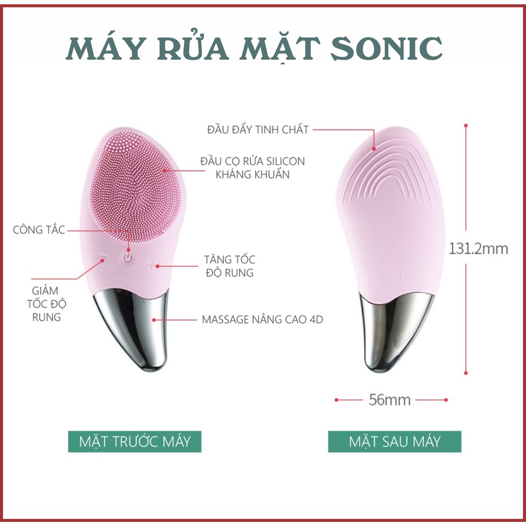Máy rửa mặt đuôi cá WellDerma Cleansing Fish nhỏ gọn tiện dụng massage nâng cơ và tẩy sạch mụn cho da mặt