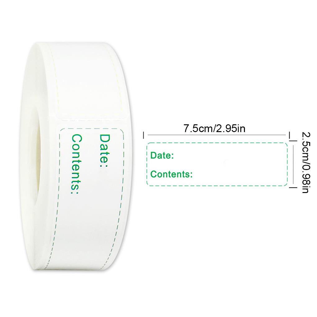 [toyman] Cuộn 150 Miếng Dán Tủ Lạnh Nhà Bếp Bền Bỉ Bảo Quản Thực Phẩm Đông Lạnh