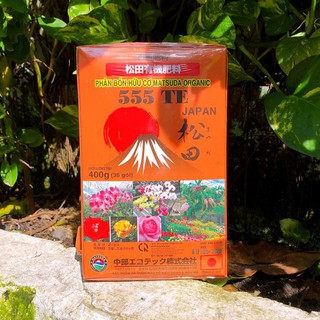 Phân bón Matsuda Organic Nhật tan chậm hộp 400gr