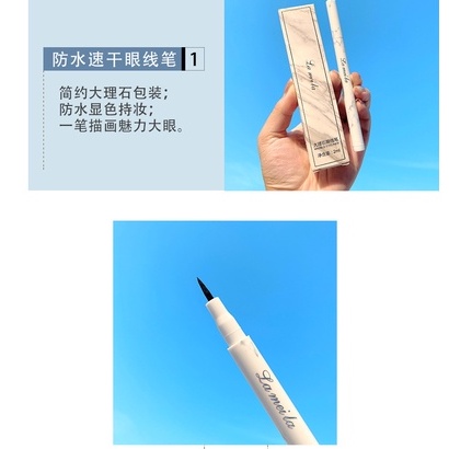 [Hàng mới về] Bút kẻ mắt dạng lỏng Lameila không thấm nước không dễ phai vỏ họa tiết cẩm thạch đẹp mắt | BigBuy360 - bigbuy360.vn