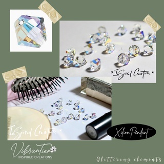 Pha lê Swarovski Nón xỏ đầu 6mm
