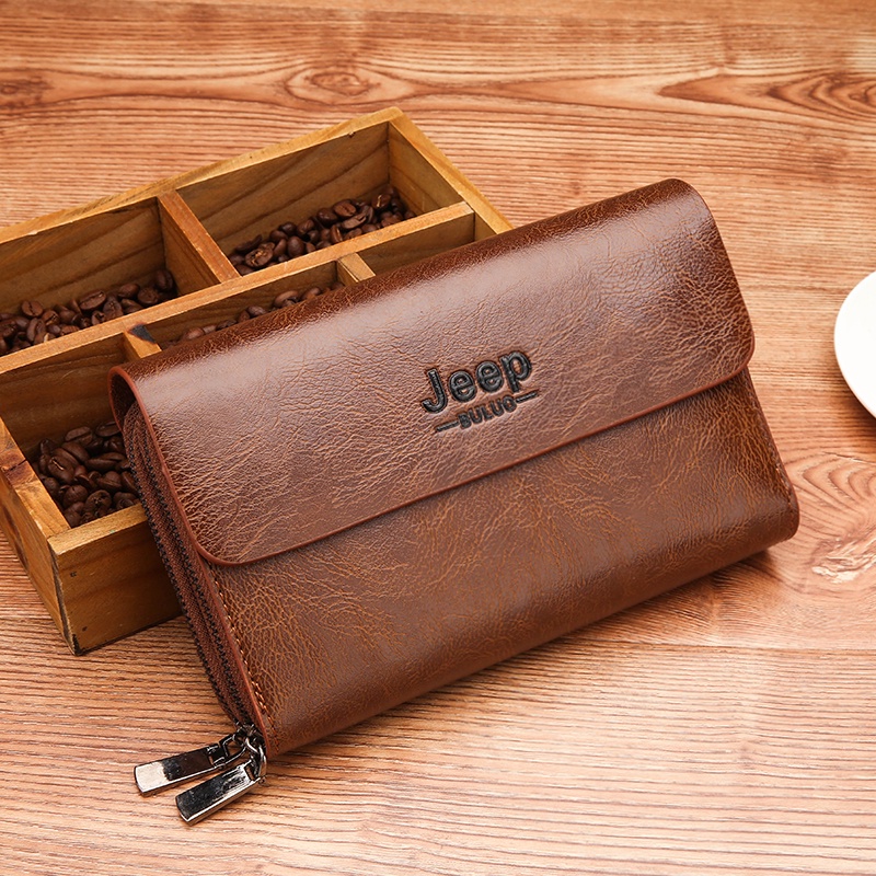 Ví Cầm Tay Dáng Dài Sức Chứa Lớn Phong Cách Doanh Nhân Thời Trang Cho Nam