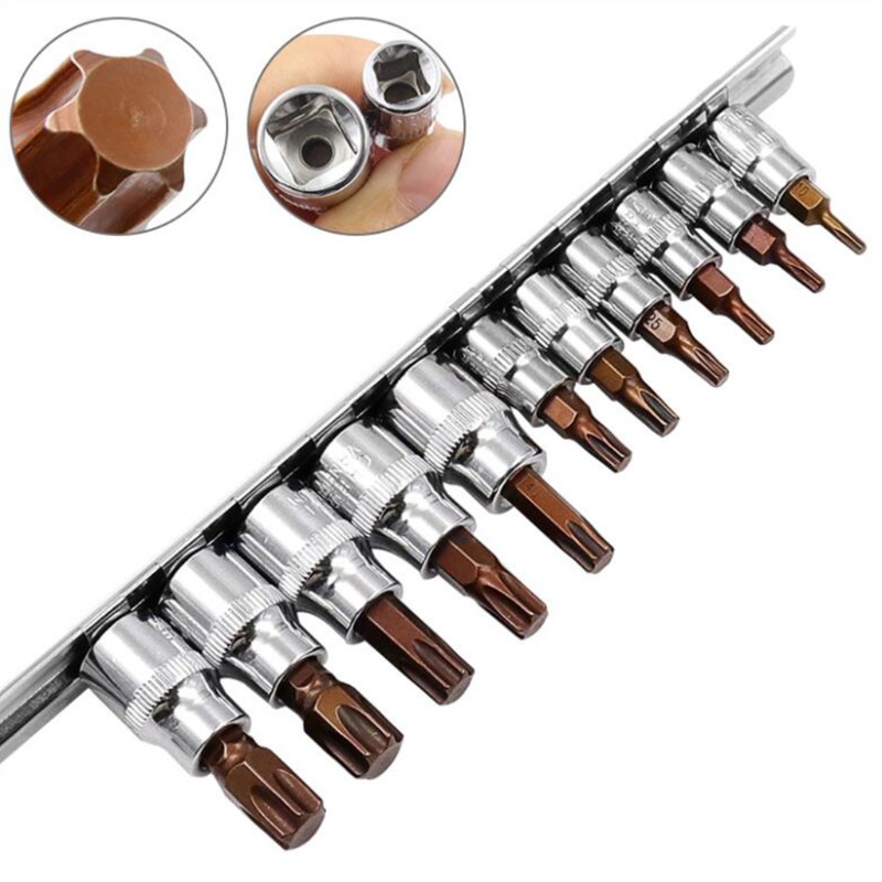 Bộ 11 Cờ Lê Lục Giác Bằng Thép Chrome Vanadium Chuyên Dụng