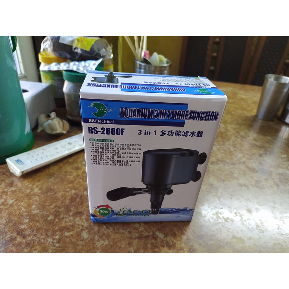 Máy bơm bể cá, hồ cá 3 trong 1 RS 2680F - rs2680