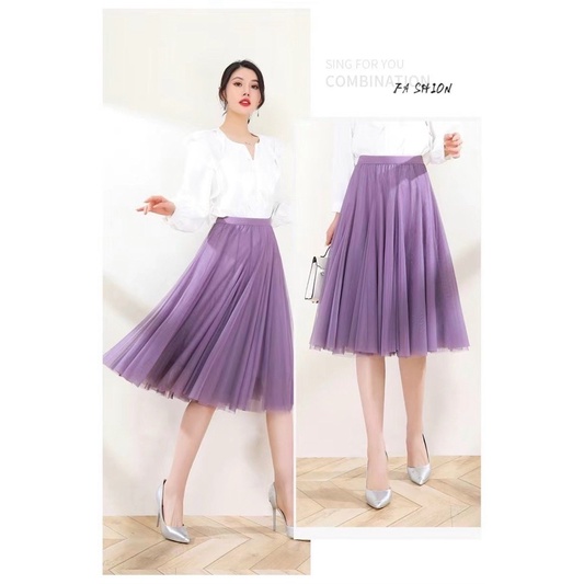 Chân váy tutu công chúa nhiều lớp dáng ngắn