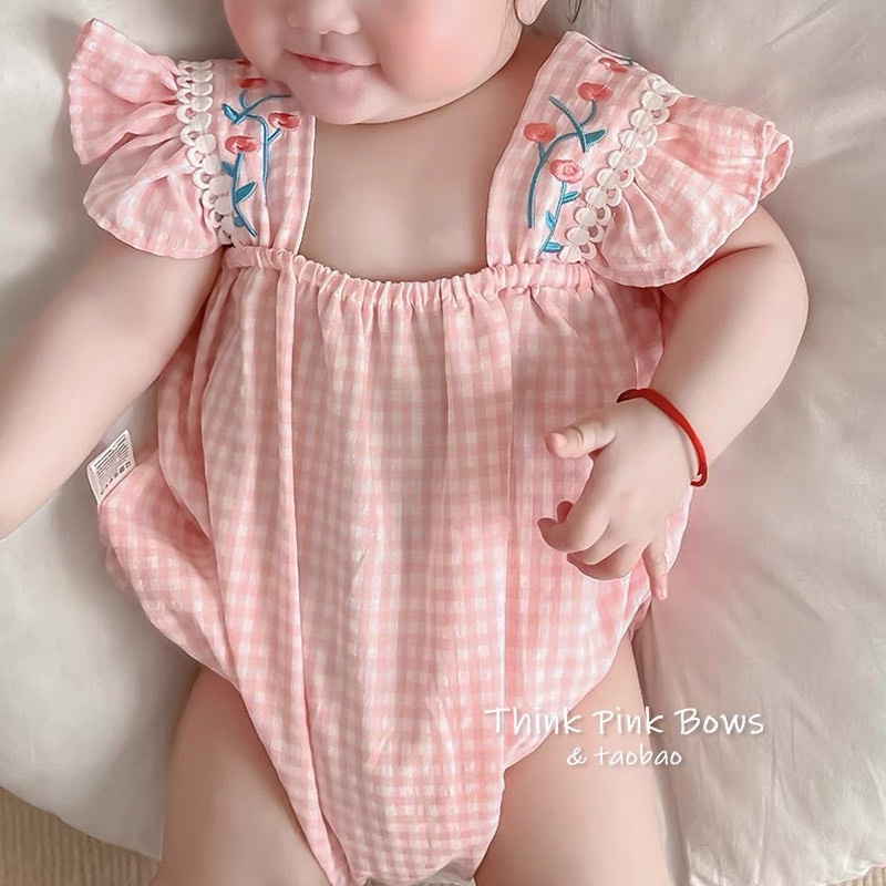 Body kẻ hồng kèm turban_