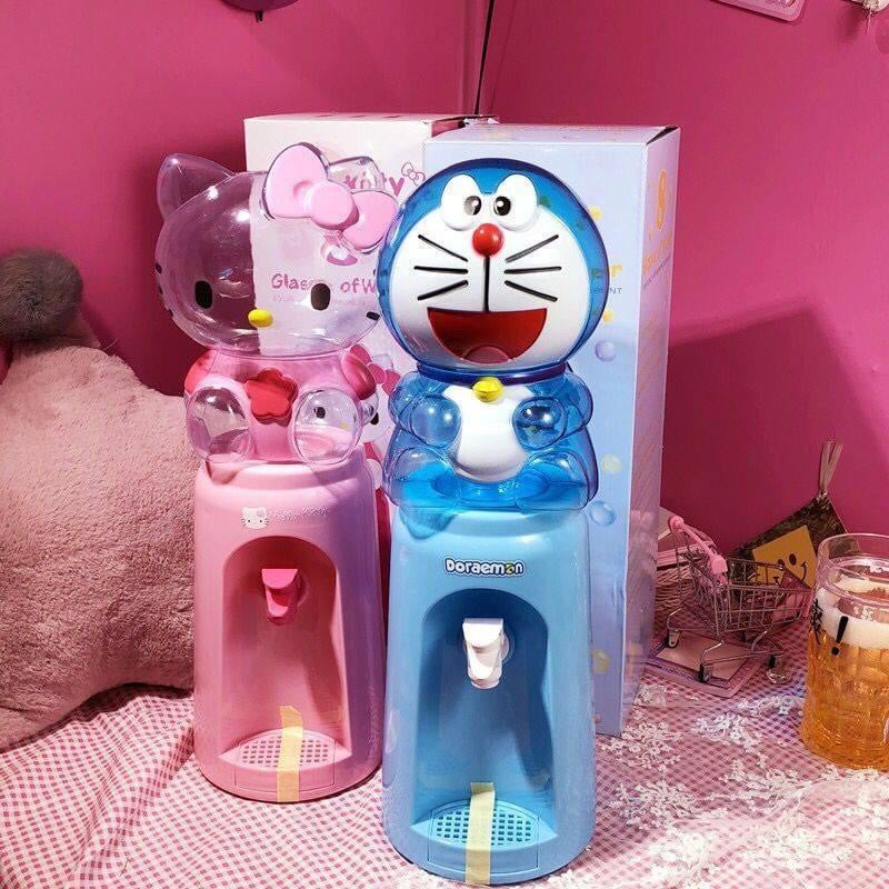 Bình Lọc Nước MiNi Trẻ Em Hình Hello Kitty Và Doraemon Siêu Đáng Yêu