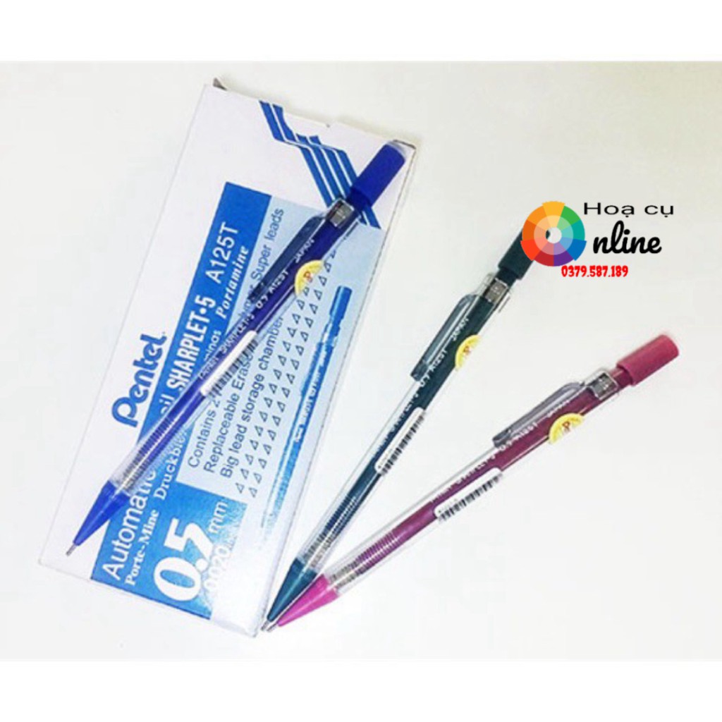 Bút chì bấm chính hãng Pentel  A125T - Họa cụ Online