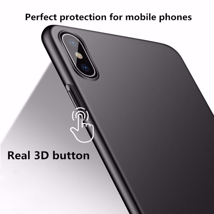 Ốp điện thoại PC cứng mặt nhám chống in dấu vân tay cho Xiaomi Redmi S2 K40 K30 K20 Pro 5 Plus 5A 10X