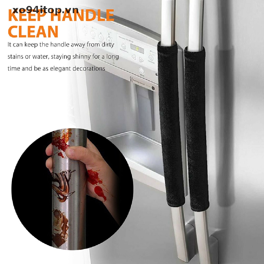 Set 2 Vỏ Bọc Bảo Vệ Tay Nắm Cửa Tủ Lạnh